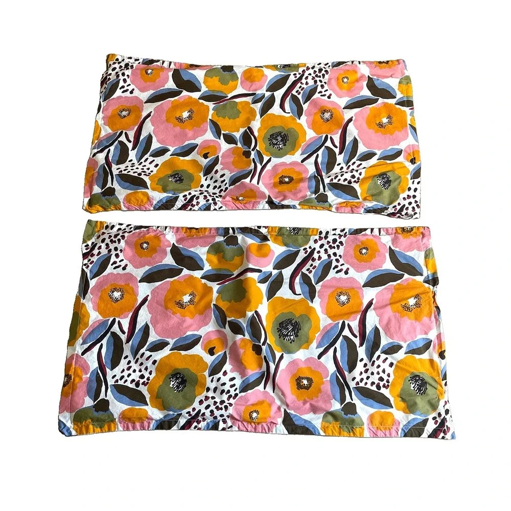 Merimekko Rosarium King Pillow Sham Set Of 2 Floral 21